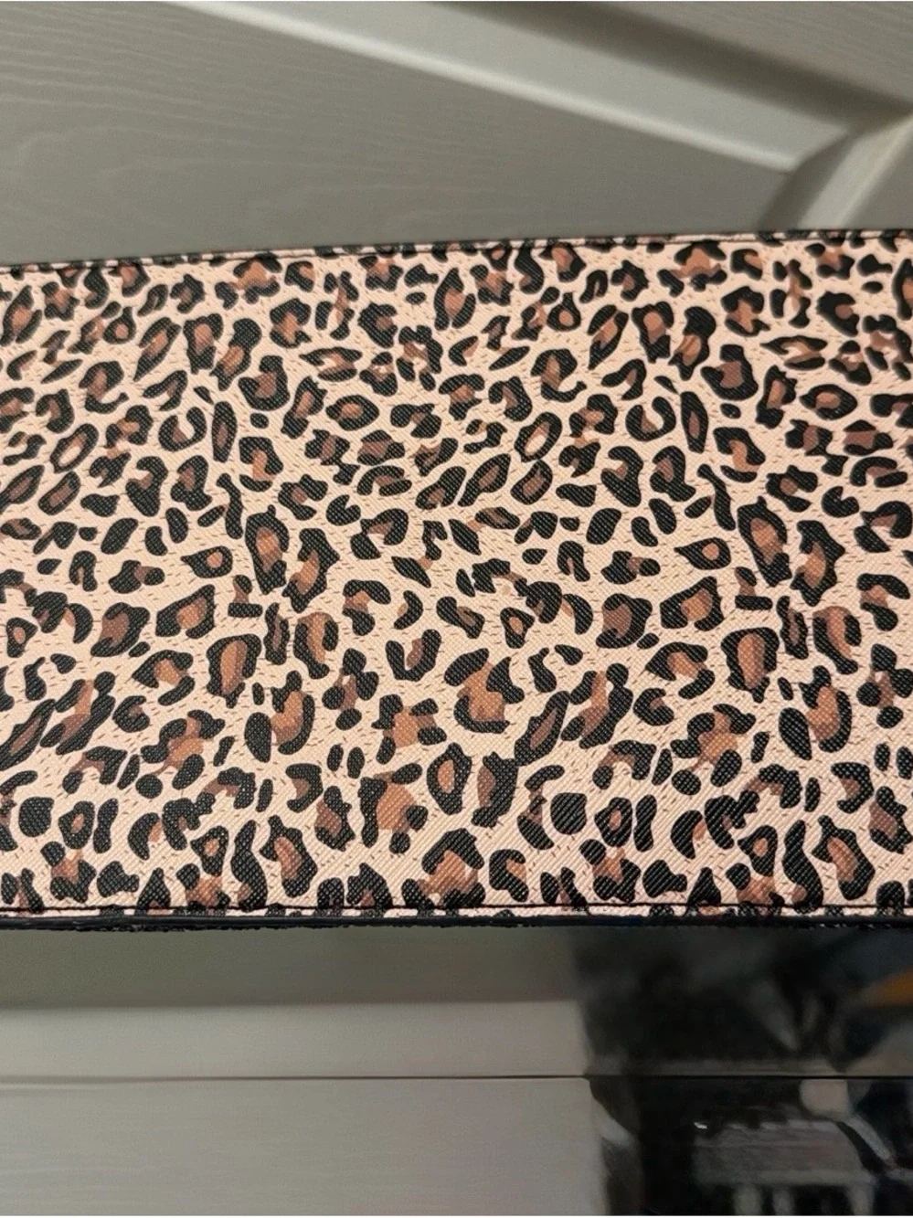 kate spade animal print and glitter tote